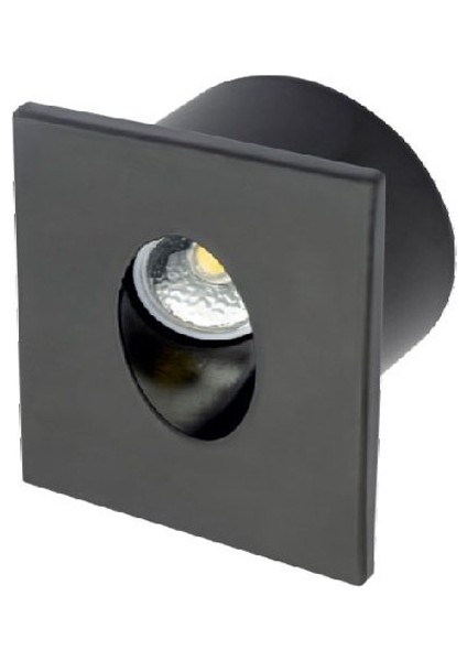 CT-5179 3W Koridor LED Armatür 6400K Beyaz Işık Siyah Kasa