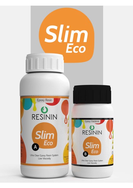 Slim Eco 375 gr Şeffaf Epoksi Reçine A+B