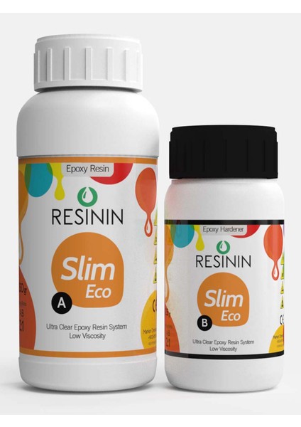 Slim Eco 375 gr Şeffaf Epoksi Reçine A+B