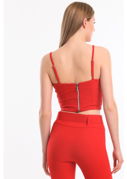 Gloplu Bustiyer | BUS33438 Kırmızı modelleri