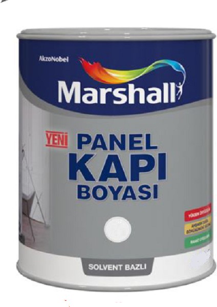 Solvent Bazlı Amerikan Panel Kapı Boyası 2,5 Lt  Çakıl Taşı