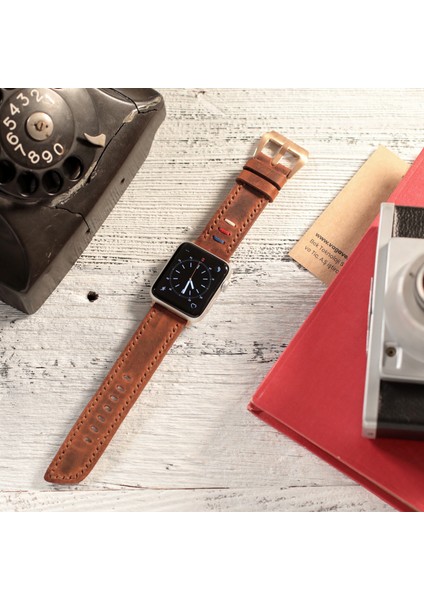 Apple Watch 42MM 44MM 45MM 49MM 3 / 4 / 5 / 6 / Se / 7 / 8 / Ultra / Ultra 2 Deri Kordon Deri Kayış Taba modelleri