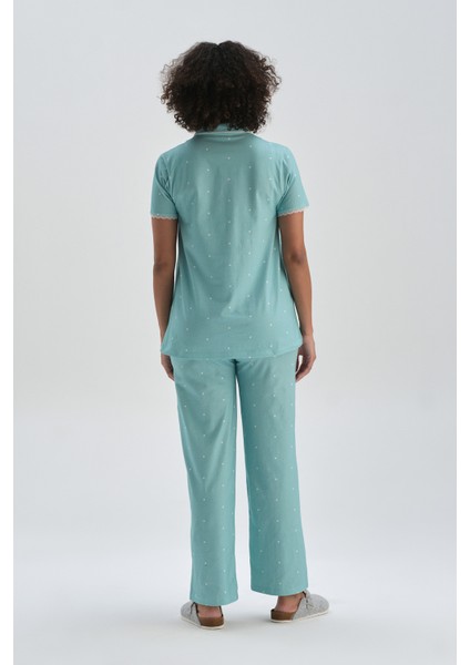 Mınt Pijama Üst