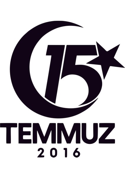 15 Temmuz Zaferi Çıkartma Etiket