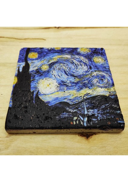 Vincent Van Gogh Set 2 - Kupa-Mousepad-Traverten Bardak Altlığı-Kalemlik 1
