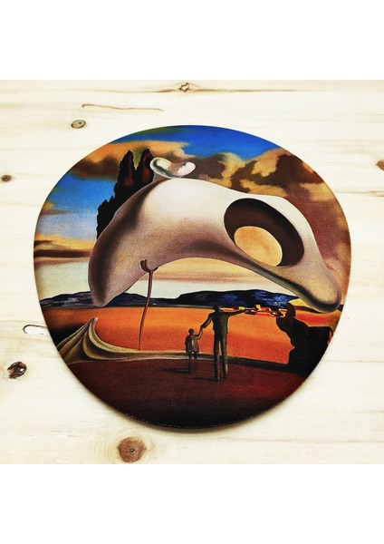 Salvador Dali Set 1 - Kupa-Mousepad-Traverten Bardak Altlığı
