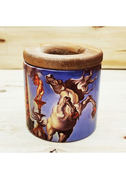 Salvador Dali Set 2 - Kupa-Mousepad-Traverten Bardak Altlığı -Kalemlik