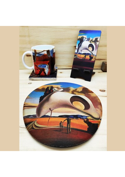 Pablo Picasso Set 5 - Çay/kahve Fincanı-Traverten Bardak Altlığı-Kalem-Defter-Kanvas Çanta 1