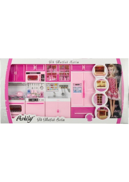 02326 Anlily Ilk Mutfak Setim Bebekli 4'lü Set