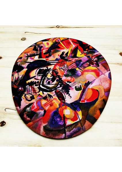 Wassily Kandinsky Set 2 - Kupa-Mousepad-Traverten Bardak Altlığı-Kalemlik