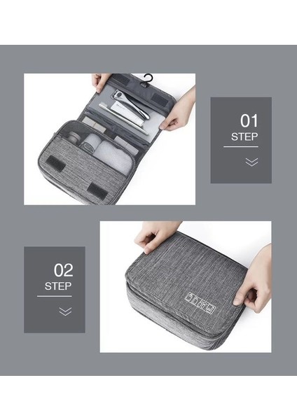 Taşınabilir Büyük Kapasiteli Basit Çok Fonksiyonlu Kozmetik, Saklama, Seyahat Çantası (Yurt Dışından) modelleri