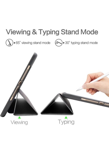 iPad Mini 4/5 Için Arkadan Aydınlatmalı Kalem Yuvalı iPad Klavye Kılıfı (Yurt Dışından)