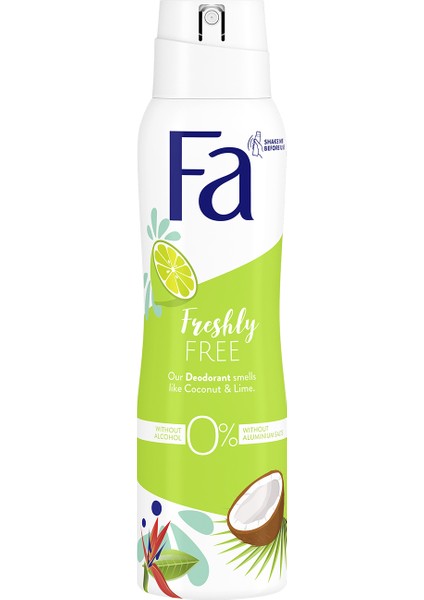 Freshly Free Misket Limonu & Hindistan Cevizi Deosprey fiyatları
