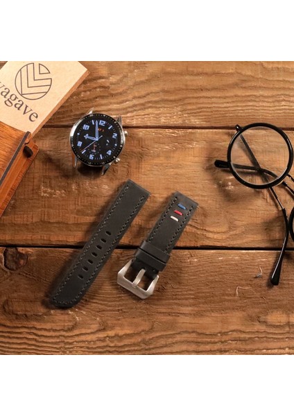 Huawei Watch Siyah Deri Kordon Watch GT5 / GT4 Gt 2 3 4 5 Pro 46mm Se 2e Elite Gt2 E Gt2e Gt2pro Gt3 Pro Gt3pro Huawei Watch 4 Pro Ultimate Deri Kordon Kayış 46 22mm Siyah modelleri