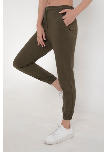 Kadın Beli ve Paçası Lastikli Eşofman Altı fiyatları