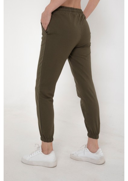 Kadın Beli ve Paçası Lastikli Eşofman Altı indirimleri