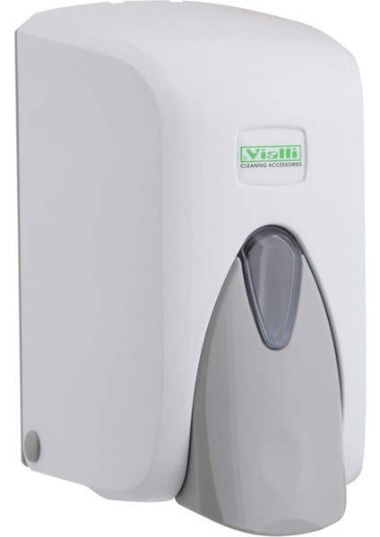 S5 Hazneli Sıvı Sabunluk - Sıvı Sabun Dispenseri - Sıvı Sabun Aparatı - 500 gr - Beyaz