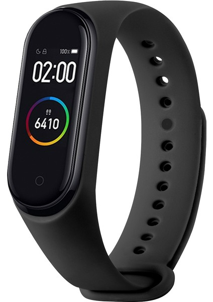 Xiaomi Mi Band 3 ve Mi Band 4 Uyumlu Yüksek Kalite Silikon Kordon