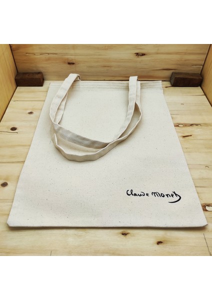 Claude Monet - Kanvas Omuz Çantası 35X40CM %100 Pamuk