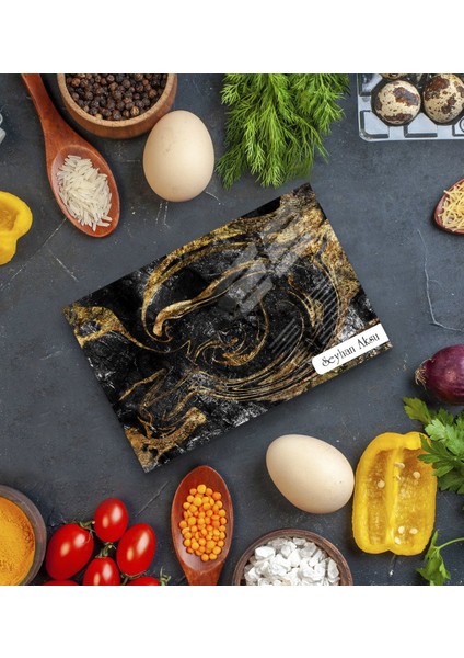 Kişiye Özel Cam Kesme ve Sunum Tablası 20X30CM Model 42 modelleri