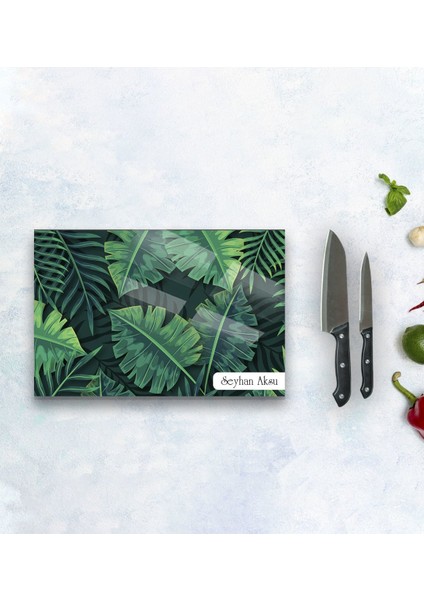 Kişiye Özel Cam Kesme ve Sunum Tablası 20X30CM Model 22