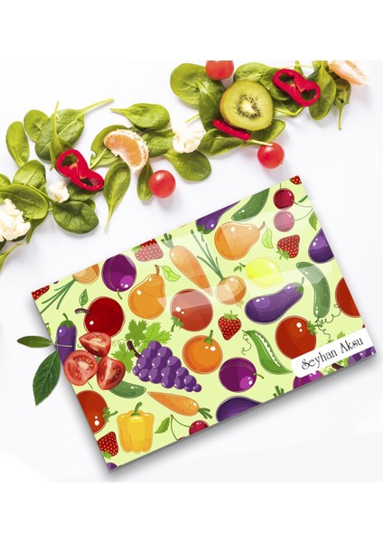 Kişiye Özel Cam Kesme ve Sunum Tablası 20X30CM Model 6 fiyatları