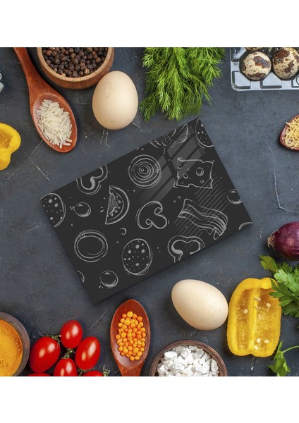 Gift Cam Kesme ve Sunum Tablası 20X30CM Model 14 modelleri