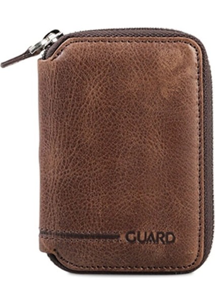 Guard Cüzdan Mini Fermuarlı Kartlıklı Cüzdan Mini Boy 11 Kart Bölmeli Unisex 12.5x9.5 cm