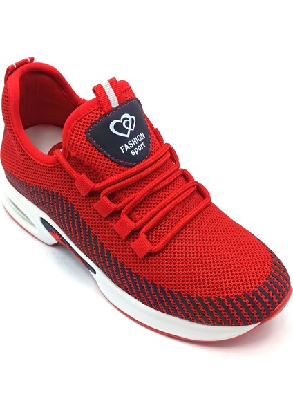 Kırmızı Kadın Sneaker Spor Ayakkabı modelleri