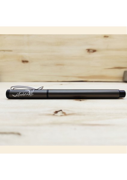 Salvador Dali - Metal Tükenmez Roller Kalem Mod1 Füme