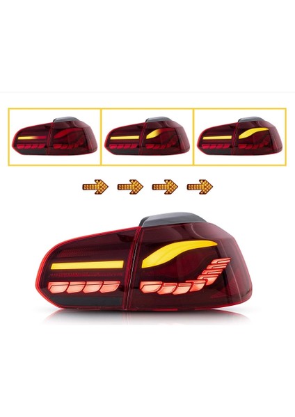 Volkswagen Golf 6 Dragon LED Stop Kırmızı fiyatları