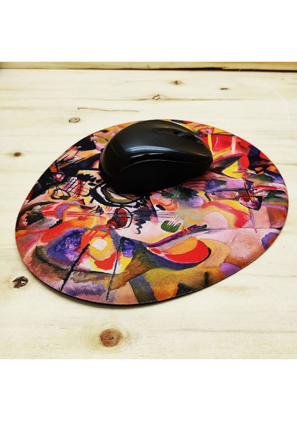Wassily Kandinsky - Oval Mouse Pad Bilek Destekli 1