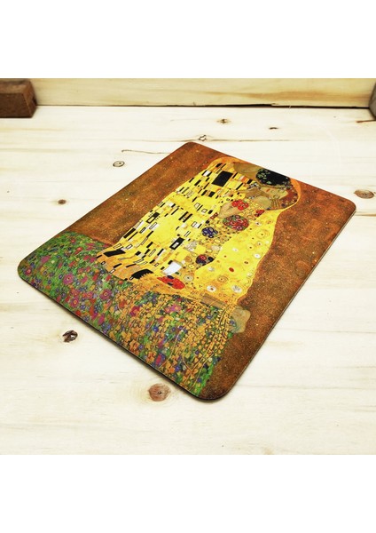 Gustav Klimt - Dikdörtgen Mouse Pad Bilek Destekli 1