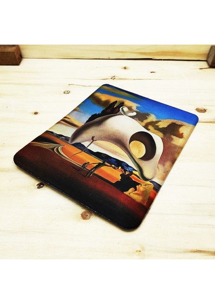 Salvador Dali - Dikdörtgen Mouse Pad Bilek Destekli 3