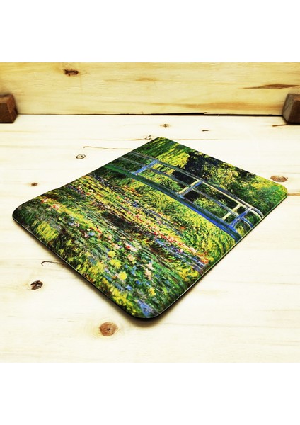 Claude Monet - Dikdörtgen Mouse Pad Bilek Destekli 1