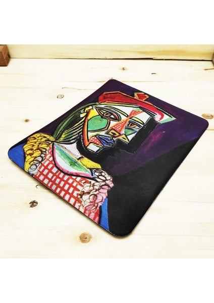 Pablo Picasso - Dikdörtgen Mouse Pad Bilek Destekli 1