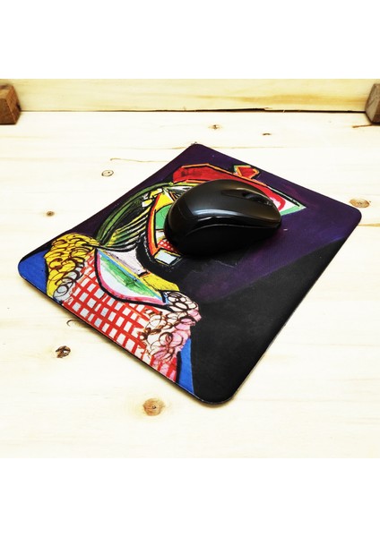 Pablo Picasso - Dikdörtgen Mouse Pad Bilek Destekli 1