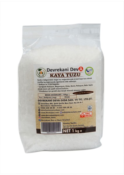 Çankırı Kaya Tuzu Kristal 1 kg