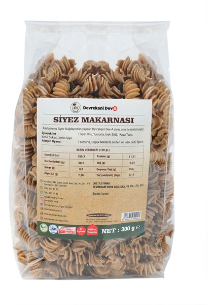 Kastamonu Siyez Makarnası 300 gr