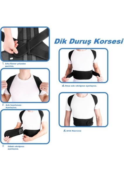 Spor Korse Balenli Bel ve Manyetik Sırt Korse Bel Omuz Postur Spor Korse modelleri