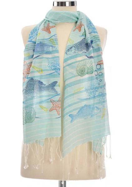 Çizgili Balık Fular