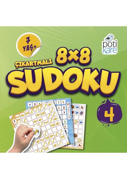 8x8 Çıkartmalı Sudoku (4) - Eda Serdaroğlu Daş