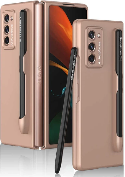 Samsung Galaxy Z Fold 2 Kılıf S Pen Kalem Yuvalı Kapak