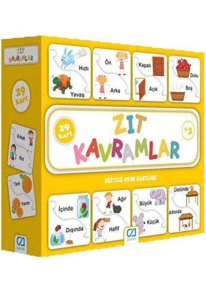 Ca Games Zıt Kavramlar Eğitici Puzzle