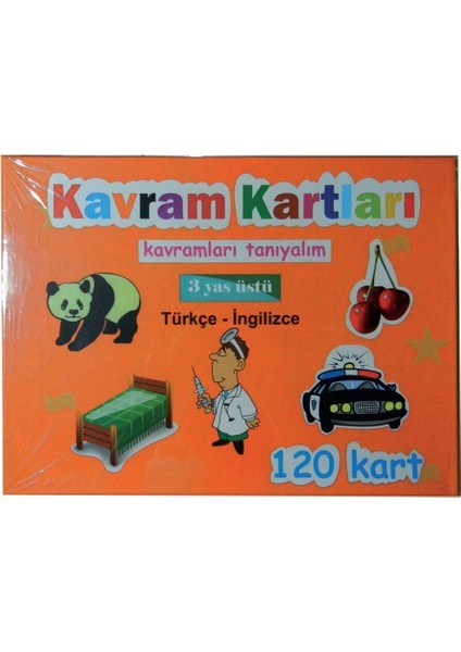 Anaokulu Kavram Kartları 120 Prç.