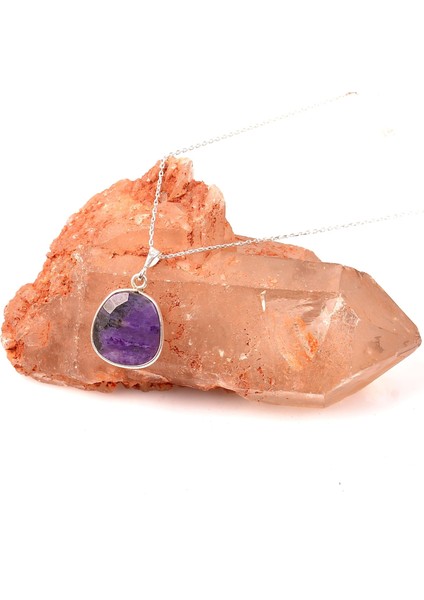 Çeroit Taşı Gümüş Kolye