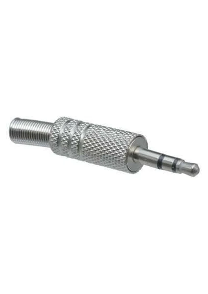 KJ45CR 3.5mm Stereo Jak Çivi Krom (Metal)