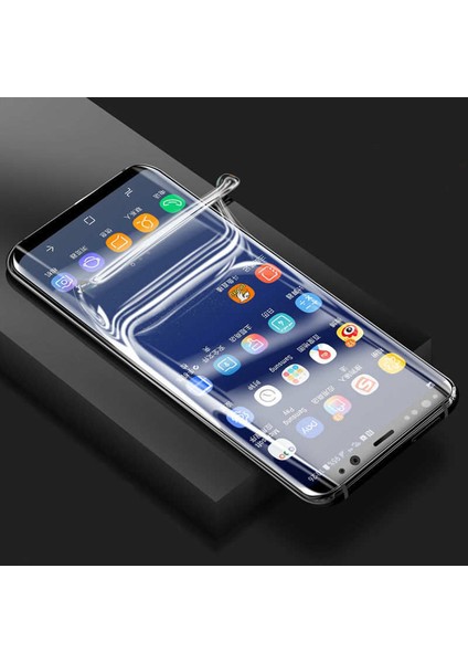 Samsung Galaxy A8 Plus 2018 Tam Kapatan Full Body Anti Şok Ön Ekran Koruyucu (Cam Değil) modelleri