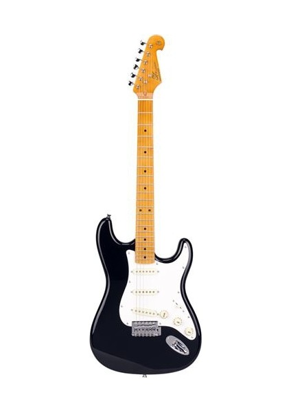 Stratocaster 3/4 Elektro Gitar (Siyah)