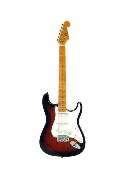 Stratocaster 3/4 Elektro Gitar (2-Tone Sunburst)